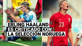 Las primeras críticas a Haaland por su floja participación con la selección de Noruega