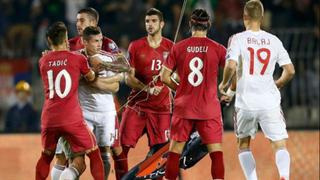 UEFA castigó a Serbia y Albania por actos de violencia