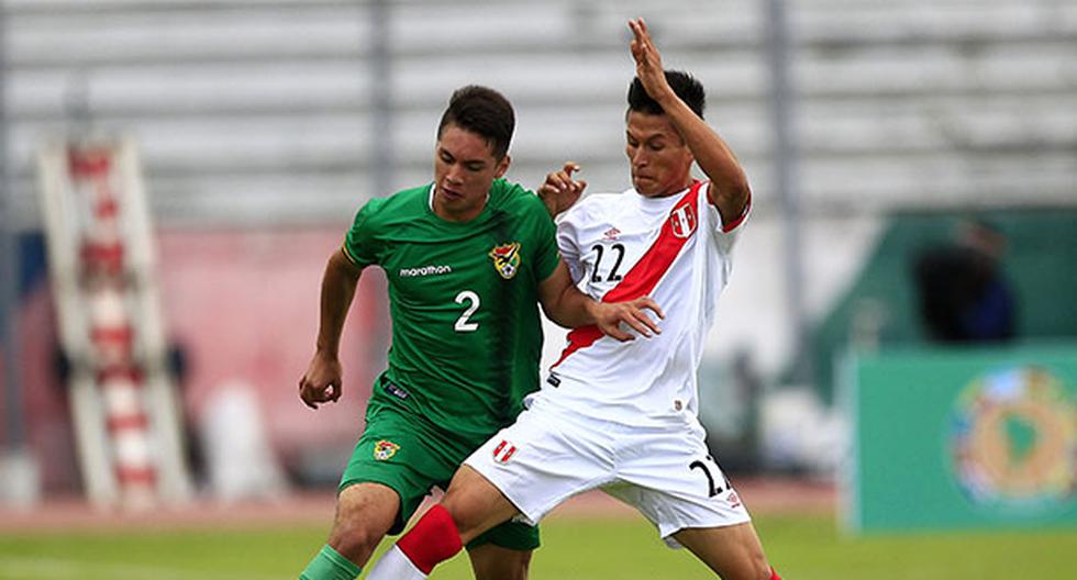 Perú cayó 2-0 ante Bolivia en el Sudamericano Sub 20. (Foto: EFE)