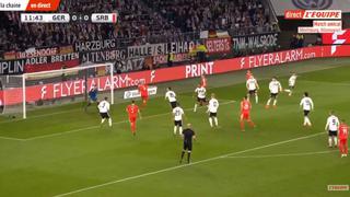 Alemania vs. Serbia: Jovic, el delantero prodigio, anotó el 1-0 de cabeza | VIDEO