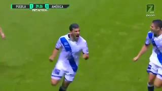 Puebla vs. América: Así fue el golazo de Bernardo Cuesta para estrenarse como goleador en ‘La Franja’ | VIDEO