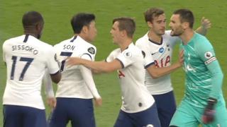 Son no disputó un balón, Lloris se lo reclamó y casi se van a las manos en el Tottenham vs. Everton | VIDEO