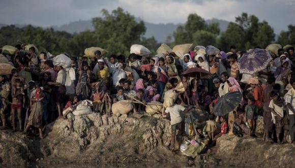 Investigación de la ONU dice que seis miembros de las fuerzas armadas de Birmania deberían ser investigados por genocidio contra los rohinyá. (Foto: AFP)