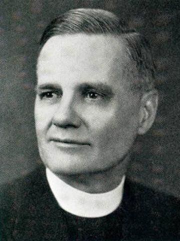 Father William Bowdern led the rituals due to his position as pastor of the University church.  (SAINT LOUIS UNIVERSITY).