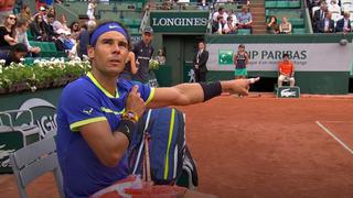 Rafael Nadal amenazó a juez de silla por amonestarlo en partido de Roland Garros