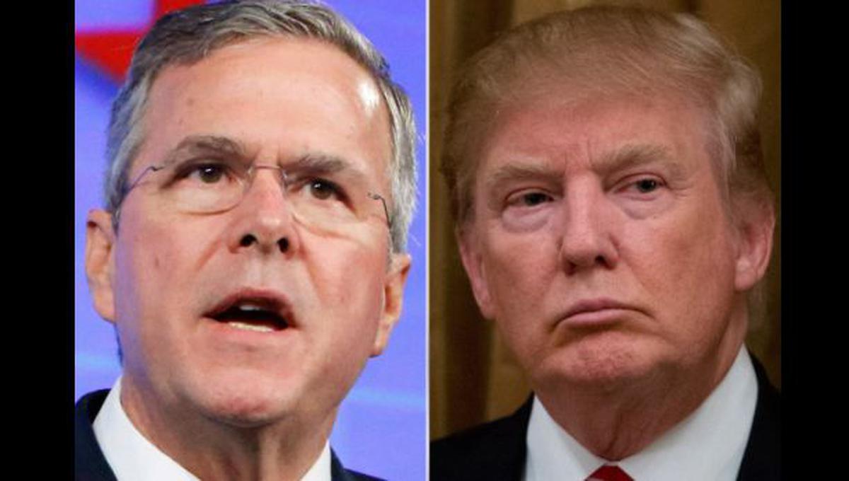 Donald Trump empata a Jeb Bush por la candidatura republicana