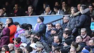 Los gritos del Bernabéu contra el presidente del Real Madrid
