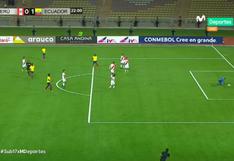 Perú vs. Ecuador: mira el gol del 'Tri' para el 1-0 tras floja respuesta del arquero Sandi | VIDEO