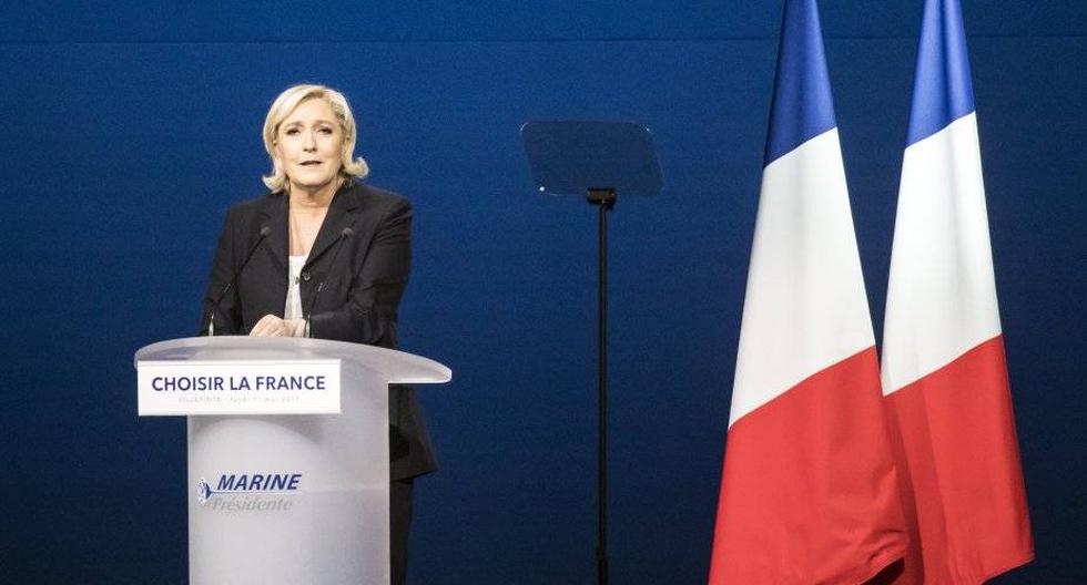 La candidata ultraderechista Marine Le Pen reprodujo algunas frases del ex primer ministro conservador, que qued&oacute; eliminado de la segunda vuelta. (Foto: EFE)