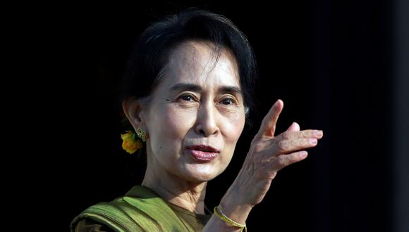 Aung San Suu Kyi está en La Haya para defender a Birmania de una denuncia de genocidio contra los rohinyas. (REUTERS/Cathal McNaughton).