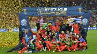 PSG goleó y alcanzó el título de la Copa de la Liga de Francia