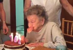 Grandma, 102, blows out her birthday candles (VIDEO)