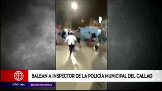 Callao: policía municipal fue baleado frente a comerciantes del mercado de Cochrane | VIDEO 
