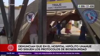 Coronavirus en Perú:  Denuncian que en Hospital Unanue no siguen protocolos de bioseguridad