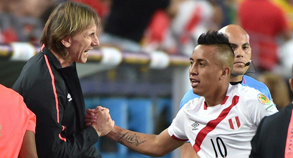 Christian Cueva jugará en Sao Paulo tras la Copa América. Tal vez ello motivó a que el volante de la Selección Peruana se anime a hablar en portugués. (Foto: AFP)