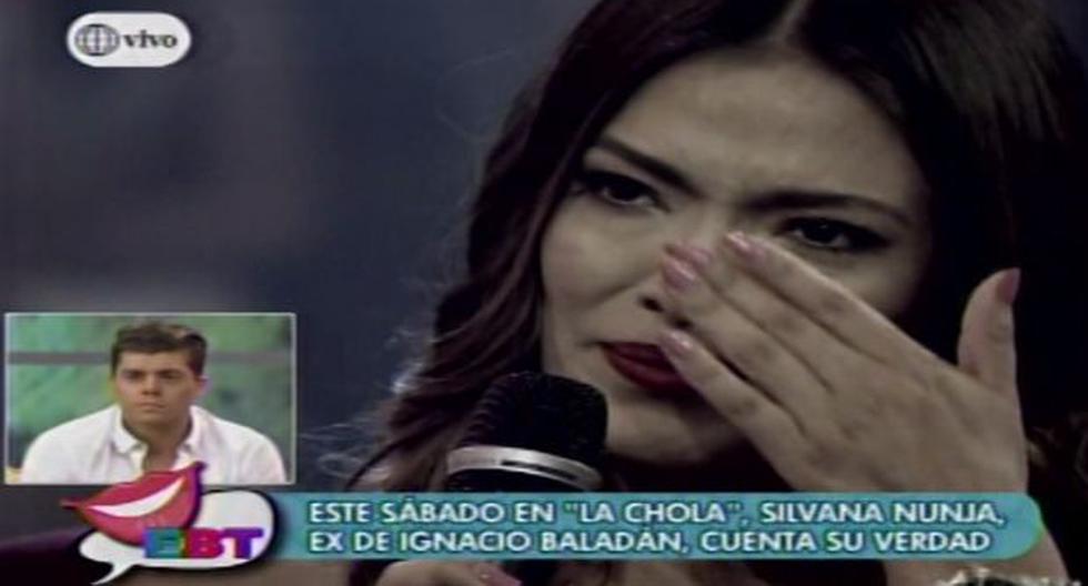 La exenamorada de Ignacio Baladán, Silvana Alicia, contará toda su verdad en el programa de \'La Chola Chabuca\'. (Foto: Captura Latina)