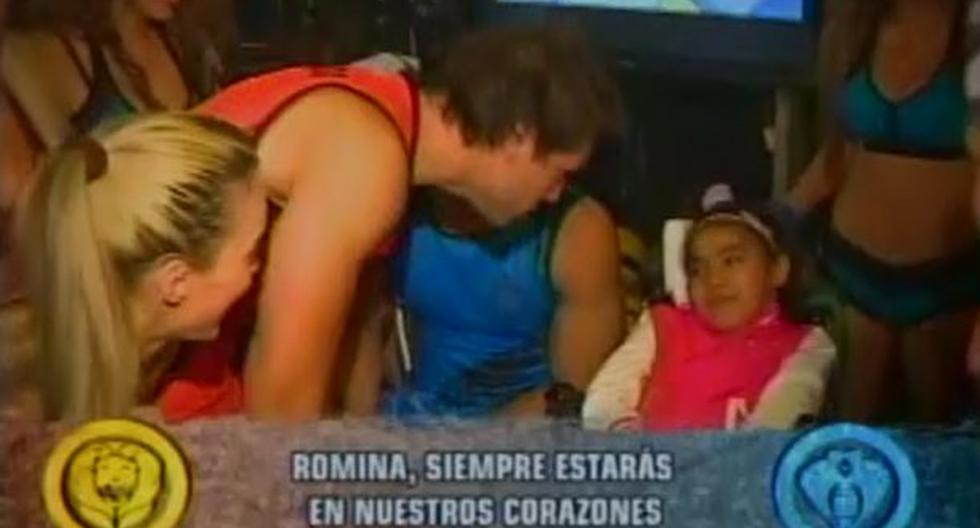 Romina Cornejo recibió homenaje en Esto es Guerra. (Foto: Captura América TV)
