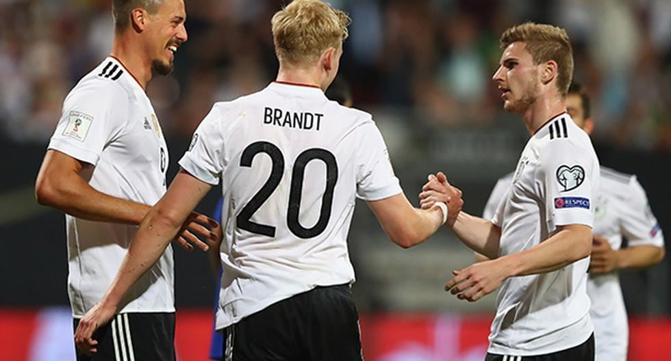 La selección de Alemania no tuvo mayores problemas para vencer a San Marino en el Grupo C de las Eliminatorias UEFA para Rusia 2018. (Foto: Getty Images)