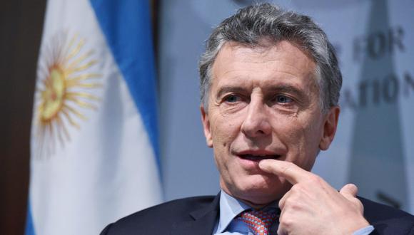 Mauricio Macri, presidente de Argentina. (Foto: AFP)