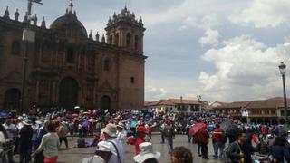 Cusco: maestros salieron a marchar y están a la espera de acuerdos de hoy con el Ejecutivo