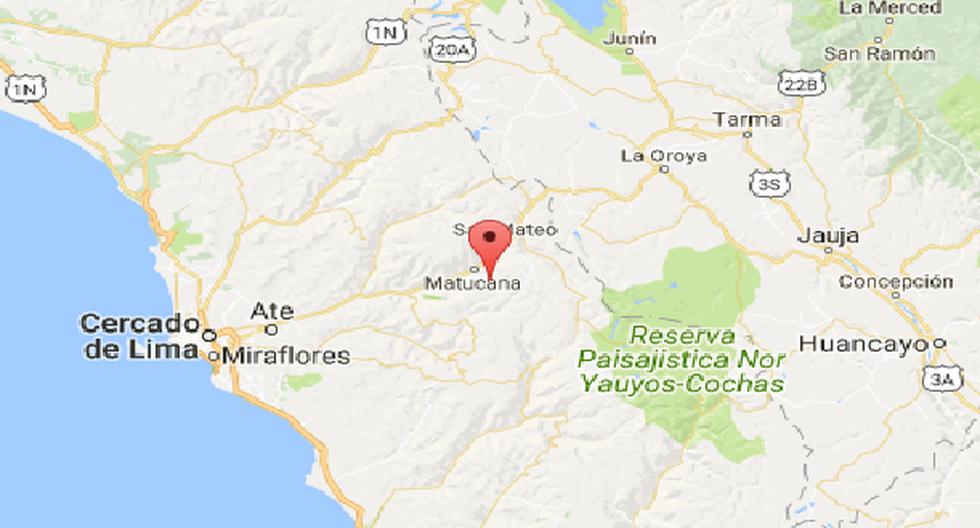 Se registran nuevos sismos en Matucana.