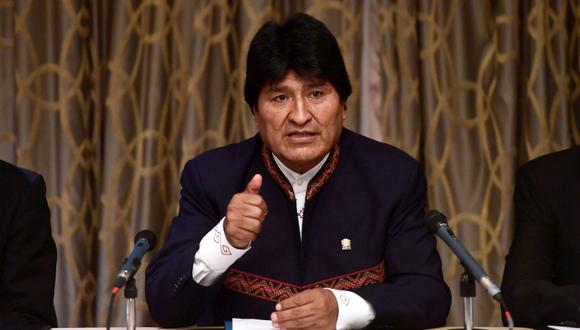 Evo Morales, presidente de Bolivia. (Foto: AFP/Pierre-Philippe Marcou)