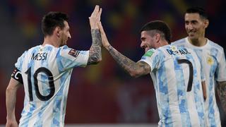 A un paso del Atlético de Madrid: Messi destacó el trabajo de De Paul con Argentina