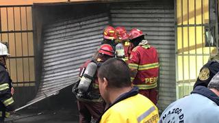 Mercado Central: se registra incendio en local comercial