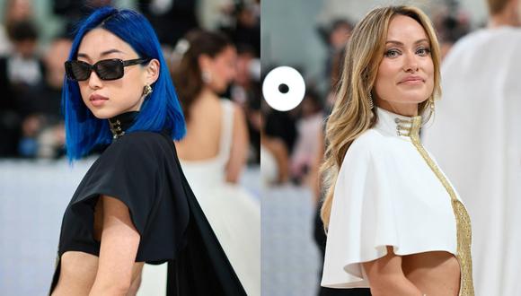 La famosa estrella de Hollywood y la editora jefa de la edición china de Vogue llevaron looks similares en el evento de moda más importante del año, la Met Gala.
(Fotos: IG @soft.people.area, AFP)