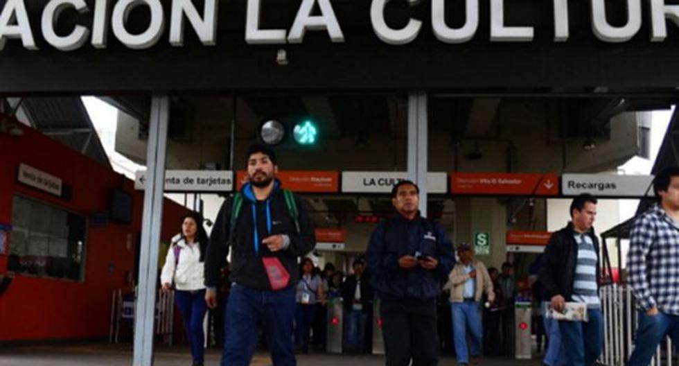 A partir de hoy lunes quedó cerrada la estación La Cultura de la Línea 1 del Metro de Lima como medida preventiva de seguridad ante la realización del APEC. (Foto: Andina)