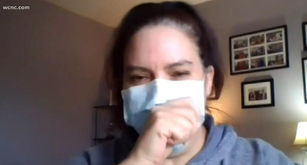“Nunca he tenido algo así antes. (...( He tenido gripe. Esta no es la gripe. Es un monstruo completamente diferente" indicó la mujer de Carolina del Norte. (Captura de video - YouTube).