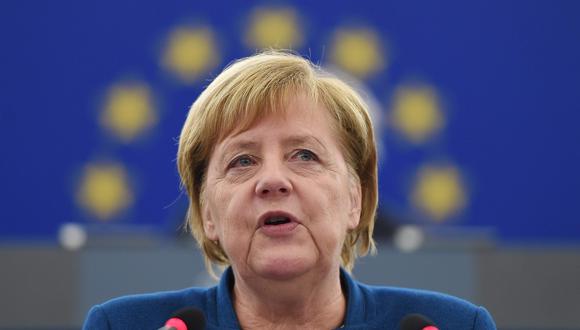 Angela Merkel propone la creación de un ejército europeo. (AFP).