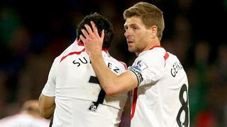 Gerrard admite que ausencia de Suárez "ayudaría" a Inglaterra