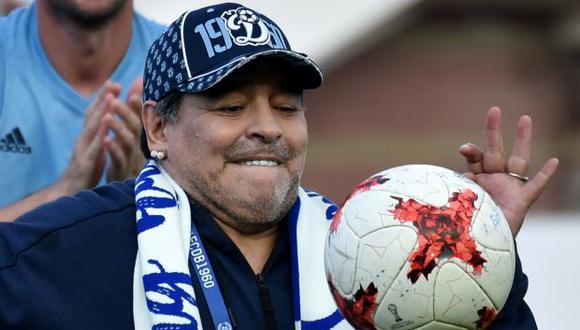 Diego Maradona podría llegar al Gimnasia. (Foto: AFP)