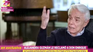 Enrique Guzmán dice que para él y para Alejandra, Frida Sofía “terminó de vivir” | VIDEO