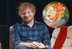 Ed Sheeran dona una cabeza de Lego hecha por él para subasta benéfica