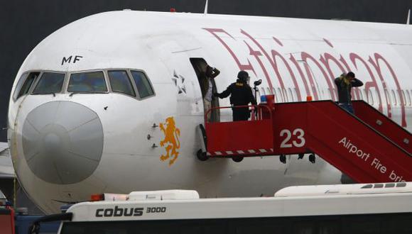 Copiloto de avión etíope secuestra la nave para ir a Suiza