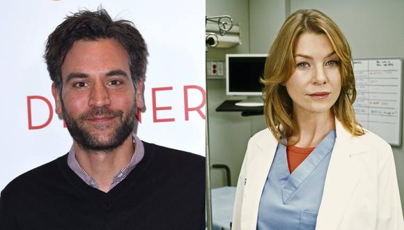 Josh Radnor  y Ellen Pompeo juntos en la serie "Grey's Anatomy". (Foto: Difusión)