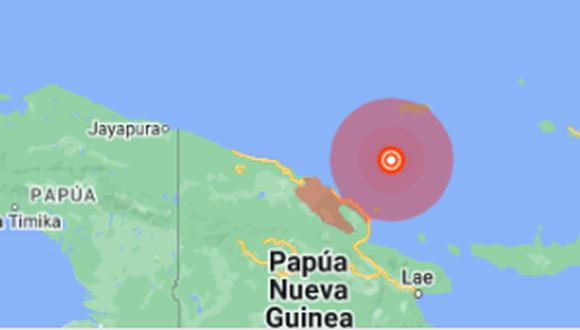 Sismo en Papúa Nueva Guinea.