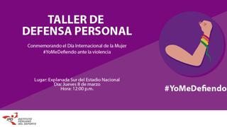 Conoce cómo participar en taller de defensa personal para mujeres