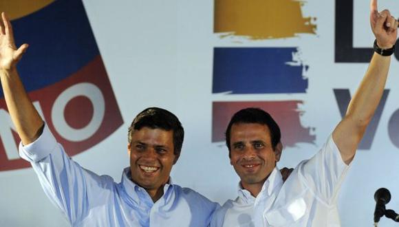 Leopoldo López y Henrique Capriles compitieron por las primarias del 2012 y Capriles fue finalmente el candidato presidencial.