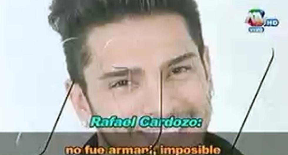Rafael Cardozo negó que su salida de EEG fuera una estrategia. (Captura: ATV)