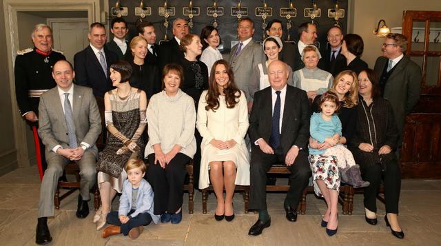 Kate Middleton visitó set de la serie "Downton Abbey" (FOTOS) - 1