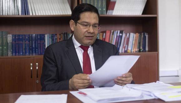 El procurador general del Estado, Javier Pacheco, estimó que el congresista Darwin Espinoza podría ser procesado por dos delitos. (Foto: GEC)