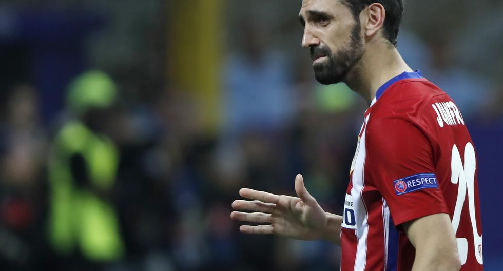 JuanFran mandó emotiva a la afición del Atlético de Madrid. (Foto: EFE)