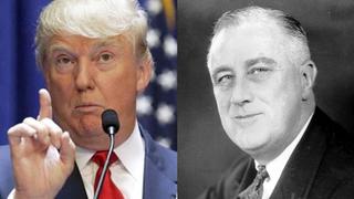 Trump: Lo que estoy haciendo no es diferente a lo de Roosevelt