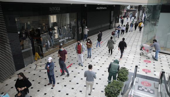 Los malls se han visto golpeados por la pandemia. (Foto: Anthony Niño de Guzman | GEC)