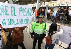 Metropolitano: usuarios protestan por alza de pasajes que se aplica desde hoy