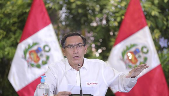 El presidente Martín Vizcarra no ofrecerá pronunciamiento en el día 52 de la cuarentena. (Foto: Presidencia Perú)