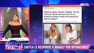 Magaly Medina a Sheyla Rojas: “Las lipos no me han servido de nada, más me ha servido ir al gimnasio” | VIDEO 